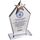 EKT-170-ŞF Kristal Plaket Şeffaf 12 x 21 cm