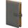 Promosyon ET-BURGAZ Kılıflı Defter Füme 14,5 x 23 cm, Renk: Füme, Ölçü: 14,5 x 23 cm 