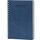 Promosyon ET-DARICA-S Spiralli Haftalık Ajanda Lacivert 20 x 28 cm, Renk: Lacivert, Ölçü: 20 x 28 cm 