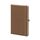 Promosyon ET-KORFEZ Tarihsiz Defter Kahve 13 x 21 cm, Renk: Kahve, Ölçü: 13 x 21 cm 