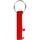 Promosyon ET-AN-4175 Açacaklı Anahtarlık Kırmızı 1 x 7.5 cm, Renk: Kırmızı, Ölçü: 1 x 7.5 cm 