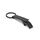 Promosyon ET-AN-4183 Tek Yön Anahtarlık Siyah 1 x 8,5 cm, Renk: Siyah, Ölçü: 1 x 8,5 cm 