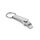 Promosyon ET-AN-4183 Tek Yön Anahtarlık Gümüş 1 x 8,5 cm, Renk: Gümüş, Ölçü: 1 x 8,5 cm 