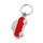 Promosyon ET-AN-3070 Çift Yönlü Anahtarlık Kırmızı 3 x 8,5 cm, Renk: Kırmızı, Ölçü: 3 x 8,5 cm 