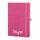 Promosyon YN-3024 Dışkapı Tarihsiz Defter (13x21 cm) Pembe, Renk: Pembe 