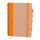 Promosyon YN-3063 Pursaklar Spiralli Tarihsiz Defter (15x21 cm) Turuncu, Renk: Turuncu 