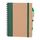 Promosyon YN-3063 Pursaklar Spiralli Tarihsiz Defter (15x21 cm) Yeşil, Renk: Yeşil 