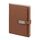 Promosyon YN-3129 312925 Bestekar Tarihsiz Defter (15x21 cm) Taba, Renk: Taba 
