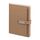 Promosyon YN-3129 312929 Bestekar Tarihsiz Defter (15x21 cm) Bej, Renk: Bej 