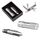 Promosyon AK-5041 3008-7 7 Fonksiyonlu Çakı - 1202 LED Elfenerli Set Silver, Renk: Silver 