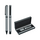 Promosyon AK-1254-RT Metal Roller & Tükenmez Kalem Seti Silver, Renk: Silver 