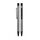 Promosyon AK-1310 Metal Süper Jel Refil Kalem Fume, Renk: Füme 