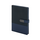 Promosyon AK-2443 15 x 21 Yumuşak Kapaklı Termo Deri Defter Lacivert, Renk: Lacivert 