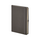 Promosyon AK-920-EKO 13 x 21 Termo Deri Defter (Holmen Kitap Kağıdı) Füme, Renk: Füme 