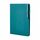 Promosyon AK-941-HOLMEN 15 x 21 Termo Deri Defter (Holmen Kitap Kağıdı) Turkuaz, Renk: Turkuaz 