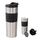 Promosyon AK-5312 French Press Çelik Termos / 450 ml Krom, Renk: Krom 