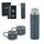 Promosyon AK-5337 Çelik 3'Lü Termos Set / 500 ml Gri, Renk: Gri 
