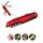 Promosyon AK-3008-7 7 Fonksiyonlu Çakı Kırmızı, Renk: Kırmızı 
