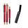 Promosyon AK-1256-KR1 Metal Roller Kalem Seti Kırmızı, Renk: Kırmızı 