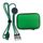Promosyon PZ-KL50C Işıklı Logo 60W Hızlı Type-C Uçlu Data Transferli Şarj Kablosu (Çantalı) Yesil, Renk: Yeşil 