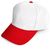 Promosyon 0501-KB Polyester Şapka Kırmızı - Beyaz , Renk: Kırmızı - Beyaz
