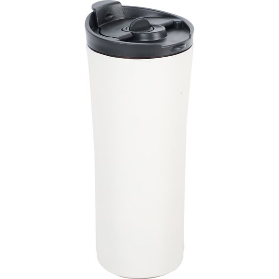Promosyon ET-3654 French Press Termos Beyaz 500 ml, Renk: Beyaz, Ölçü: 500 ml 