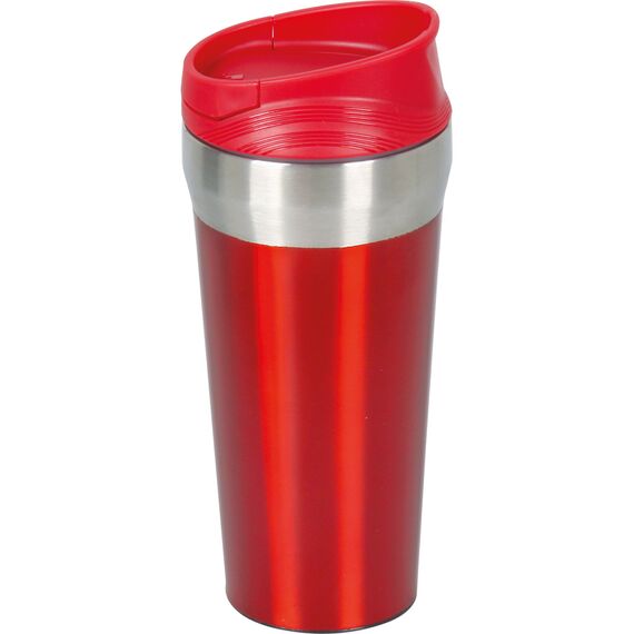 Promosyon ET-3740 Devrilmez Termos Kırmızı 400 ml, Renk: Kırmızı, Ölçü: 400 ml 