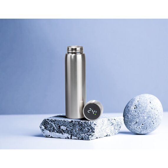 Promosyon ET-3515 Termos Gümüş 400 ml, Renk: Gümüş, Ölçü: 400 ml , görsel 2