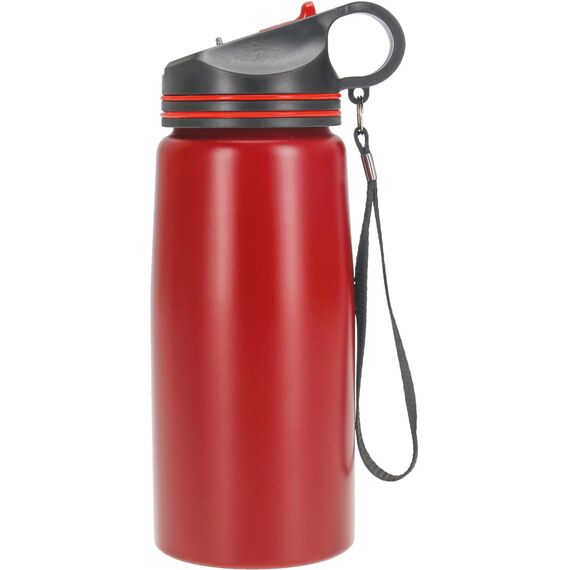 Promosyon ET-3530 Emzikli Termos Kırmızı 600 ml, Renk: Kırmızı, Ölçü: 600 ml 