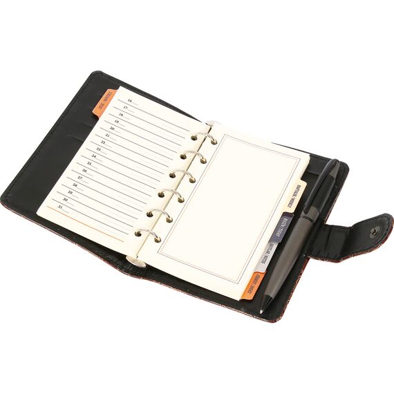 Promosyon ET-KOYCEGIZ Organizer Cep Defteri Kahve 10,5 x 14,5 cm, Renk: Kahve, Ölçü: 10,5 x 14,5 cm , görsel 2