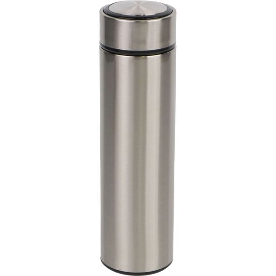 Promosyon ET-3941 Termos Gümüş 500 ml, Renk: Gümüş, Ölçü: 500 ml 