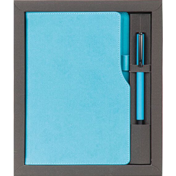 Promosyon ET-KARABUK Hediyelik Set Turkuaz 24,7 x 21 x 2 cm, Renk: Turkuaz, Ölçü: 24,7 x 21 x 2 cm 
