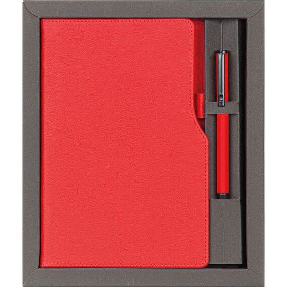 Promosyon ET-KARABUK Hediyelik Set Kırmızı 24,7 x 21 x 2 cm, Renk: Kırmızı, Ölçü: 24,7 x 21 x 2 cm 
