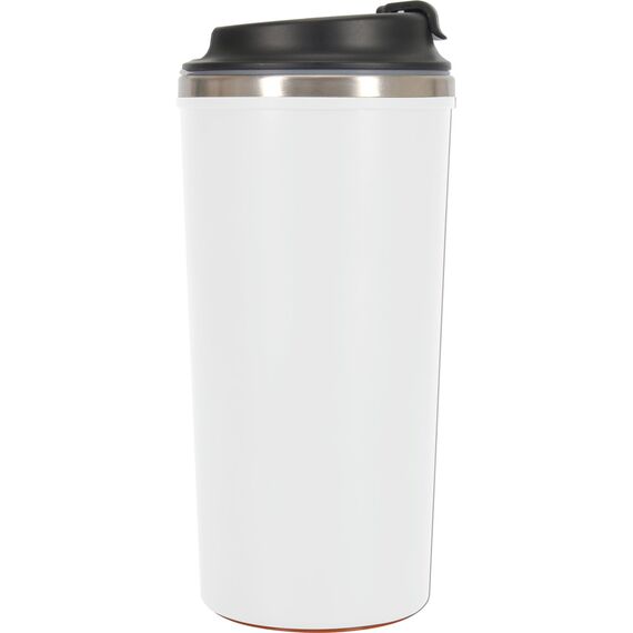 Promosyon ET-3790 Devrilmez Termos Beyaz 500 ml, Renk: Beyaz, Ölçü: 500 ml 
