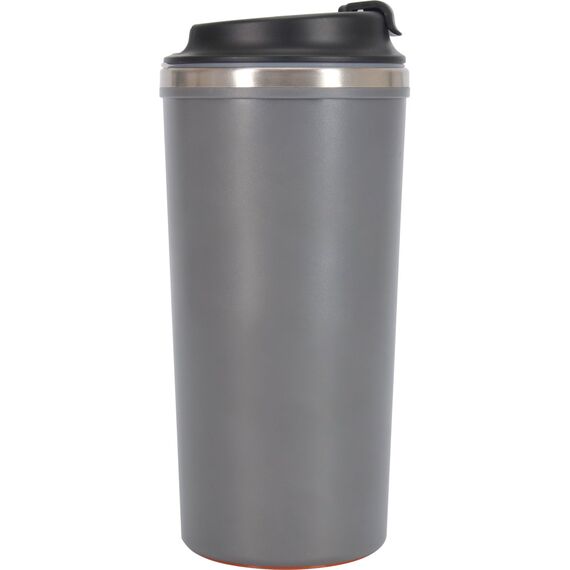 Promosyon ET-3790 Devrilmez Termos Füme 500 ml, Renk: Füme, Ölçü: 500 ml 