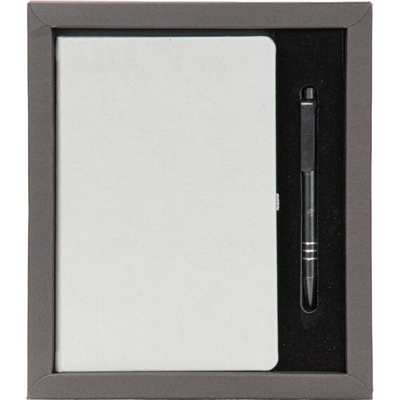 Promosyon ET-BALIKESIR Hediyelik Set Gri 24,7 x 21 x 2 cm, Renk: Gri, Ölçü: 24,7 x 21 x 2 cm 