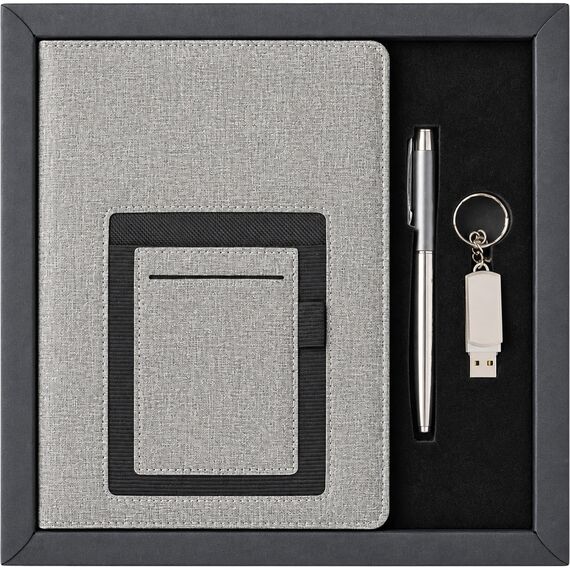 Promosyon ET-NIGDE Hediyelik Set Gri 24,5 x 24,5 x 1,6 cm, Renk: Gri, Ölçü: 24,5 x 24,5 x 1,6 cm 