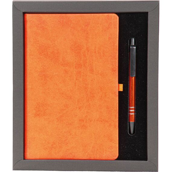 Promosyon ET-BALIKESIR Hediyelik Set Turuncu 24,7 x 21 x 2 cm, Renk: Turuncu, Ölçü: 24,7 x 21 x 2 cm 