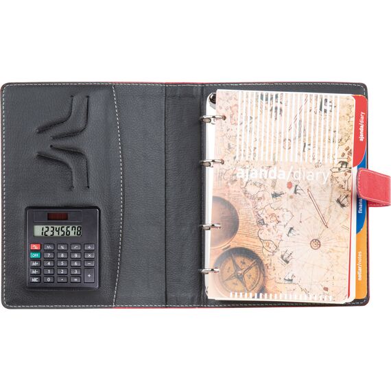 Promosyon ET-BERGAMA Organizer Ajanda Kırmızı 18 x 23 cm , görsel 2