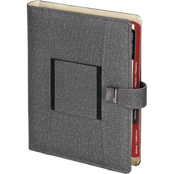 Promosyon ET-MASLAK Organizer Ajanda Füme 18 x 23 cm, Renk: Füme, Ölçü: 18 x 23 cm 