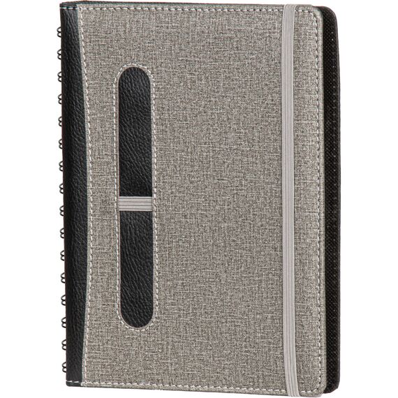 Promosyon ET-GOZTEPE Gizli Spiralli Günlük Ajanda Füme 16,5 x 22 cm, Renk: Füme, Ölçü: 16,5 x 22 cm 