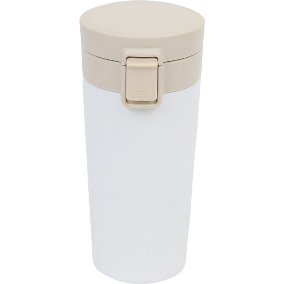 Promosyon ET-3910 Termos Beyaz 420 ml, Renk: Beyaz, Ölçü: 420 ml 