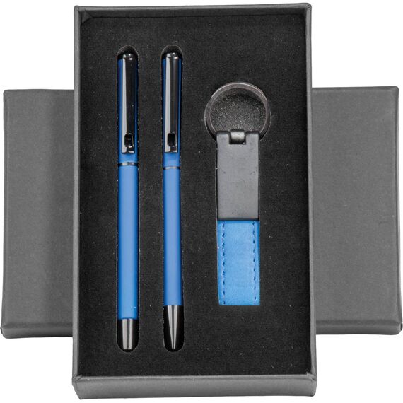 Promosyon ET-0510-220 Hediyelik Set Lacivert 17,5 x 11 x 3 cm, Renk: Lacivert, Ölçü: 17,5 x 11 x 3 cm 