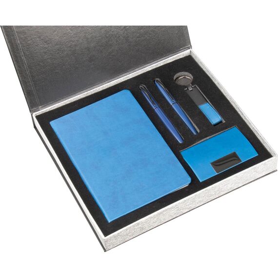 Promosyon ET-AYDIN Hediyelik Set Lacivert 28 x 26 x 3,5 cm, Renk: Lacivert, Ölçü: 28 x 26 x 3,5 cm 