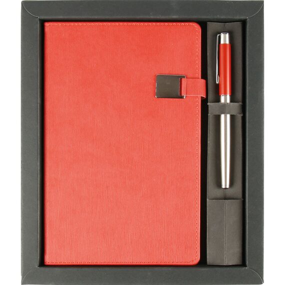 Promosyon ET-BAYBURT Hediyelik Set Kırmızı 24,7 x 21 x 2 cm, Renk: Kırmızı, Ölçü: 24,7 x 21 x 2 cm 