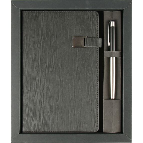 Promosyon ET-BAYBURT Hediyelik Set Siyah 24,7 x 21 x 2 cm, Renk: Siyah, Ölçü: 24,7 x 21 x 2 cm 