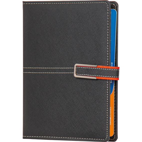 Promosyon ET-ADANA Organizer Ajanda Siyah 18 x 23 cm, Renk: Siyah, Ölçü: 18 x 23 cm 