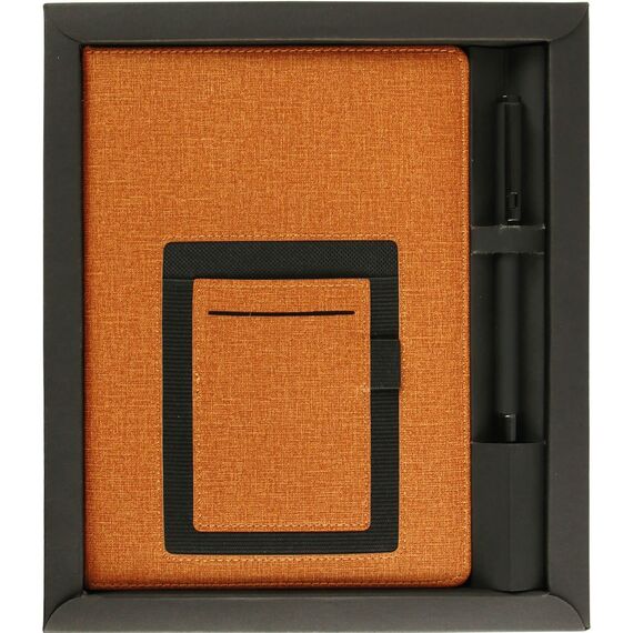Promosyon ET-RIZE Hediyelik Set Taba 24,7 x 21 x 2 cm, Renk: Taba, Ölçü: 24,7 x 21 x 2 cm 