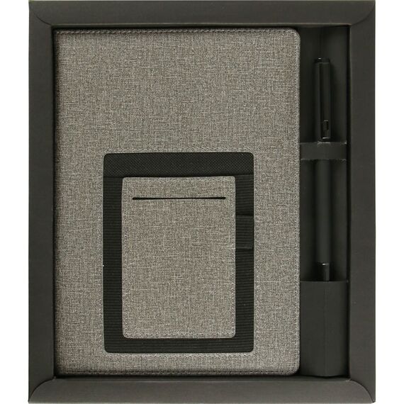 Promosyon ET-RIZE Hediyelik Set Füme 24,7 x 21 x 2 cm, Renk: Füme, Ölçü: 24,7 x 21 x 2 cm 