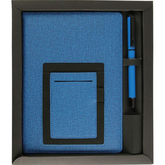 Promosyon ET-RIZE Hediyelik Set Lacivert 24,7 x 21 x 2 cm, Renk: Lacivert, Ölçü: 24,7 x 21 x 2 cm 